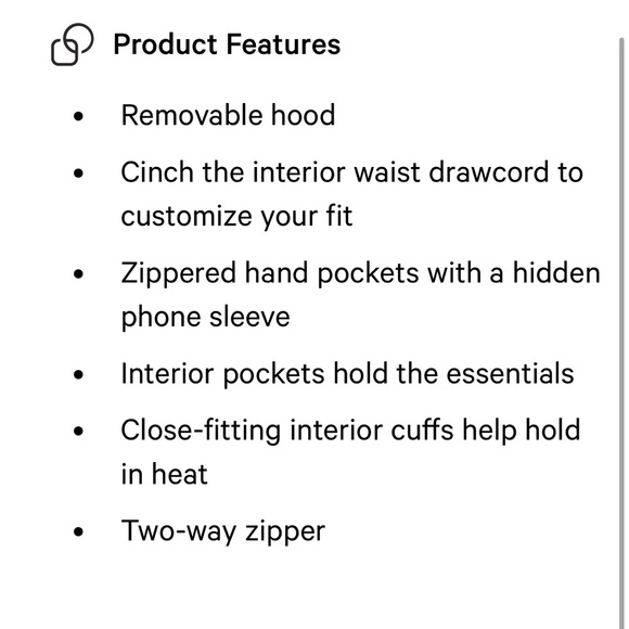 Lululemon wonder puff 600 down-dill long jacket white 2 nwt - Picture 13 of 16